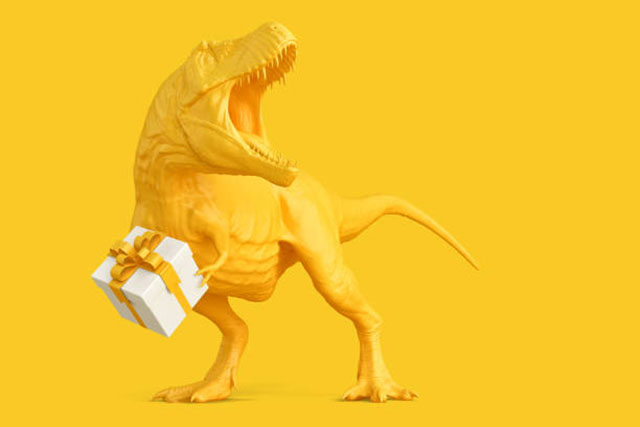 3Dの恐竜